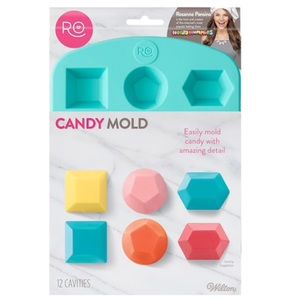 💎 NWT Rosanna Pansino Wilton Silicone Gem Mold 💎
